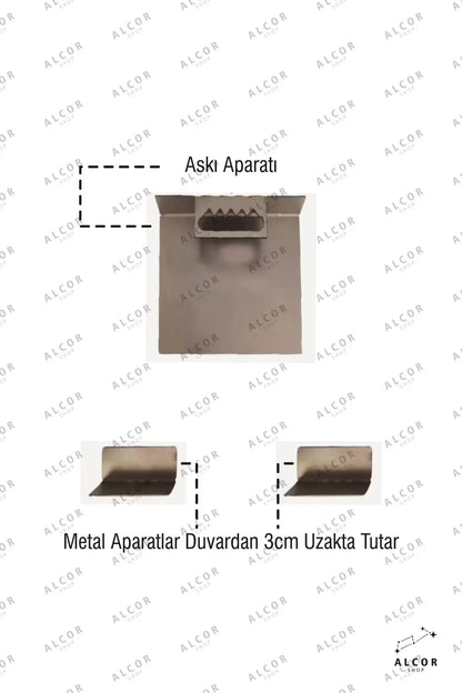 Atatürk Cam Tablo - Portre - Cam Tablo - Duvar Dekoru - Atatürk Portresi - Kaliteli Baskı Ata012 - Alcor Shop