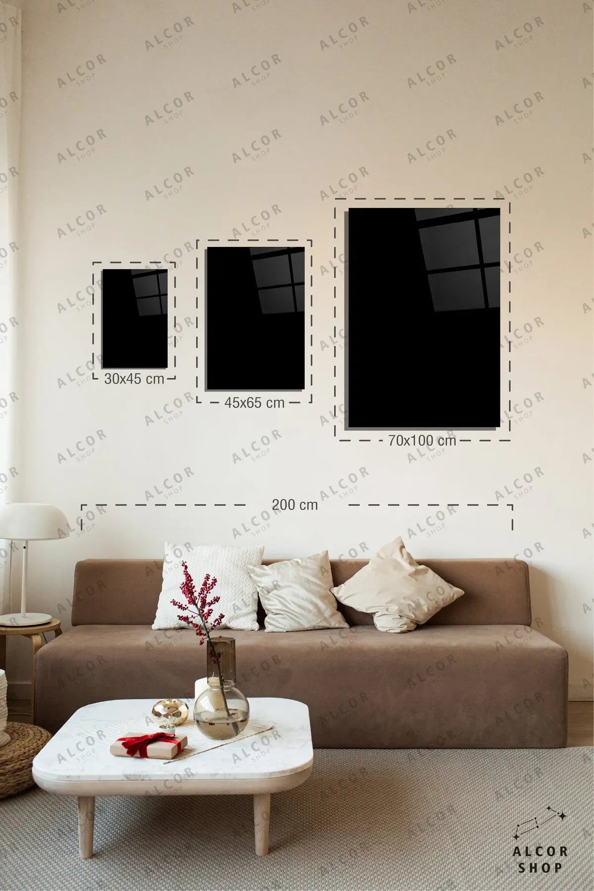 Atatürk Cam Tablo - Portre - Cam Tablo - Duvar Dekoru - Atatürk Portresi - Kaliteli Baskı Ata012 - Alcor Shop