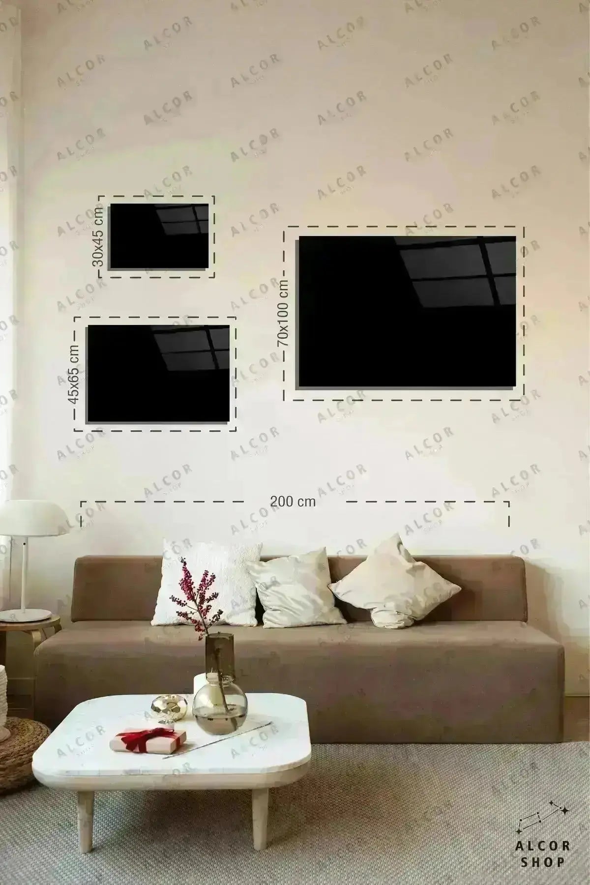 Atatürk Cam Tablo - Portre - Cam Tablo - Duvar Dekoru - Atatürk Portresi - Kaliteli Baskı Ata036 - Alcor Shop